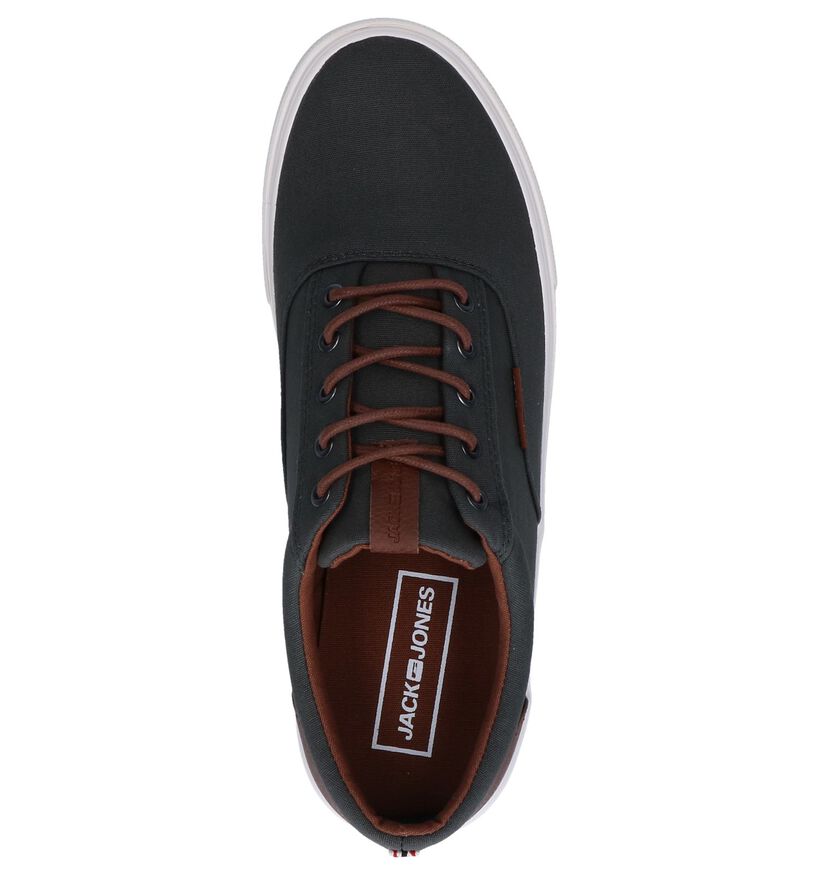 Jack & Jones Vision Mixed Blauwe Veterschoenen in stof (286410)