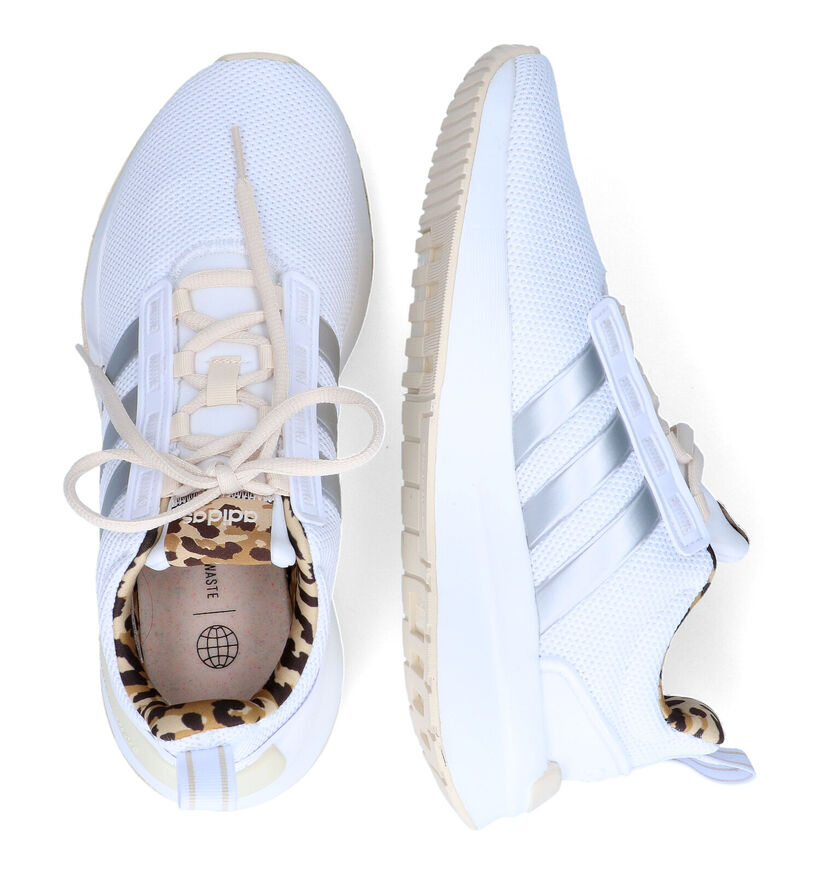 adidas Racer TR21 Baskets en Blanc pour femmes (311387) - pour semelles orthopédiques