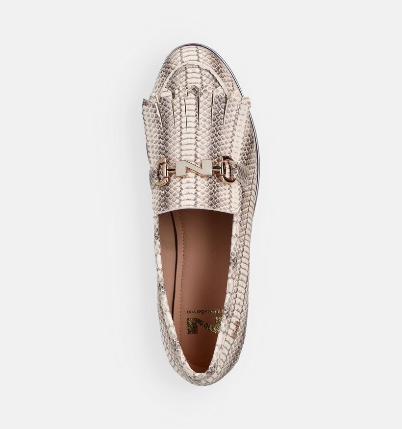 Nathan-Baume Lizardo Beige Loafers voor dames (372241)