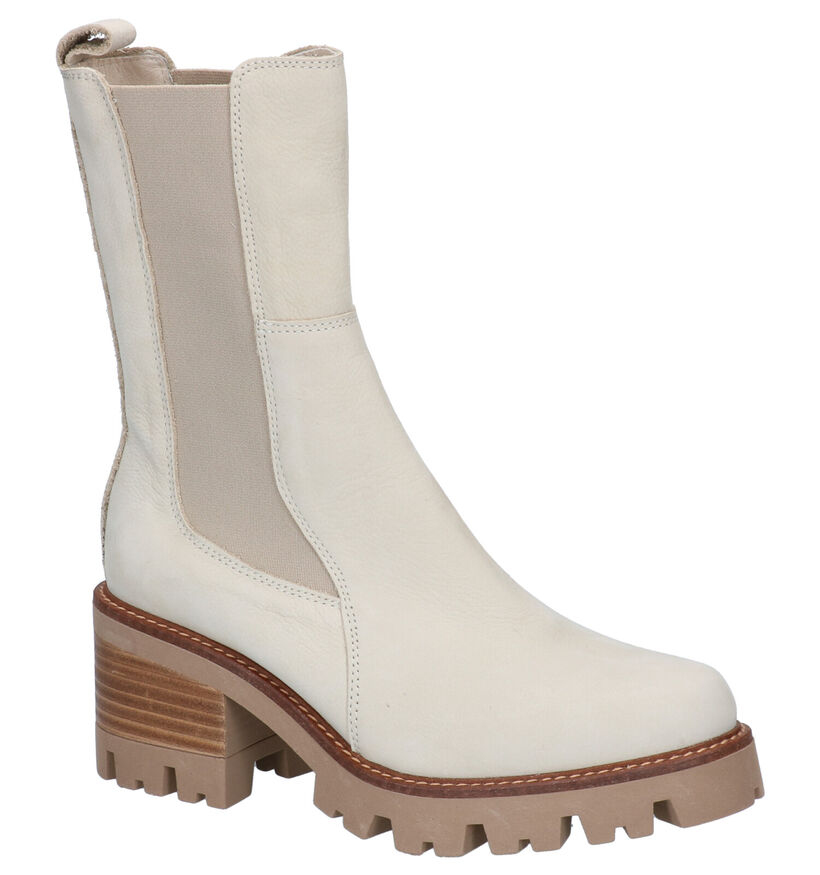 Akula Bottes courtes en Brun clair en nubuck (298734)