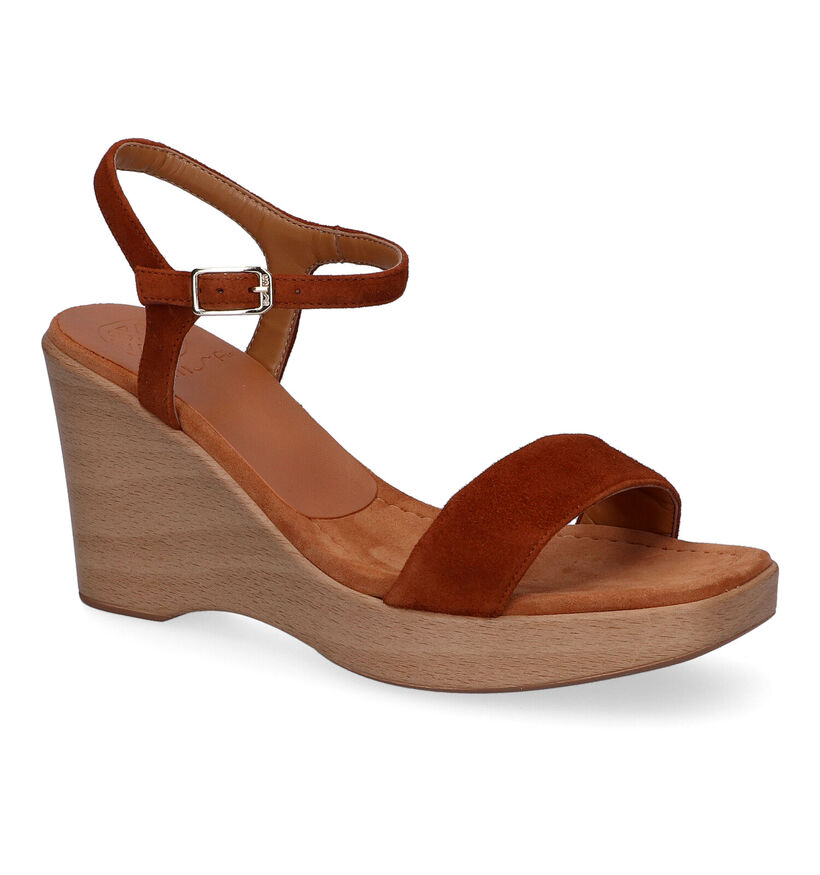 Unisa Rita Sandales en Cognac pour femmes (309697)