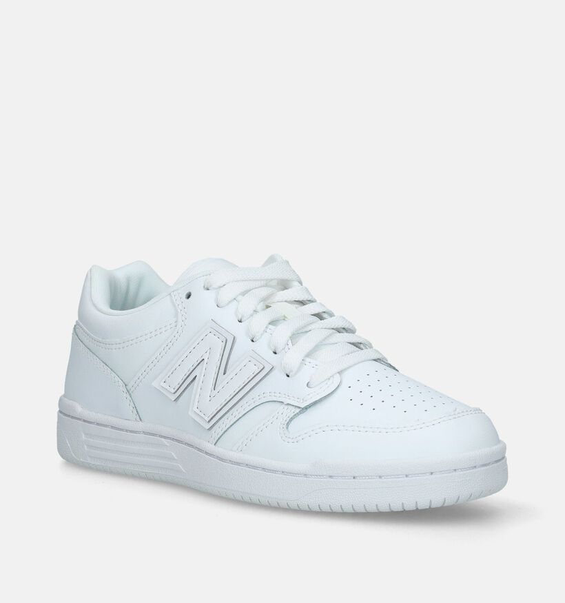 New Balance BB 480 Witte Sneakers voor dames (334616) - geschikt voor steunzolen