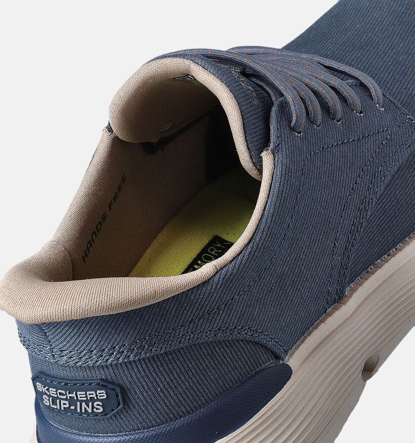 Skechers Garza Clive Blauwe Slip-ins voor heren (351870)