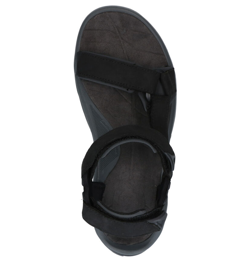 Teva Terra Sandales en Noir en cuir (289141)