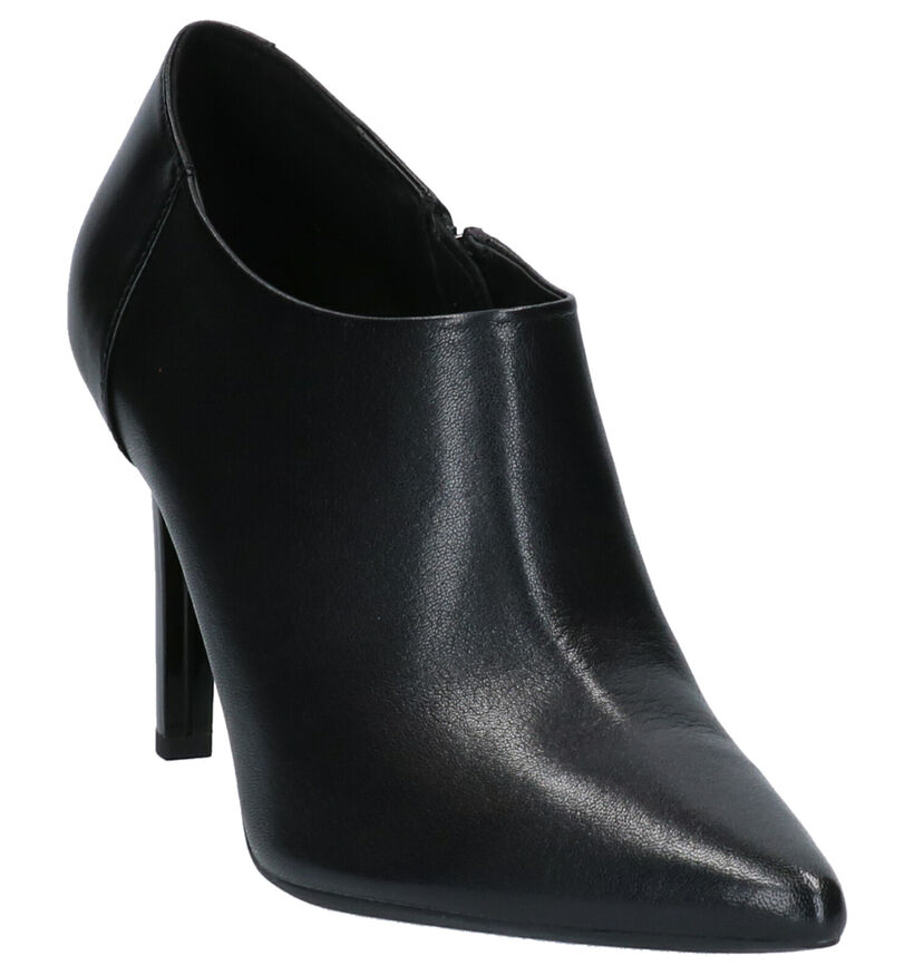Geox Zwarte Enkelpumps in leer (263879)