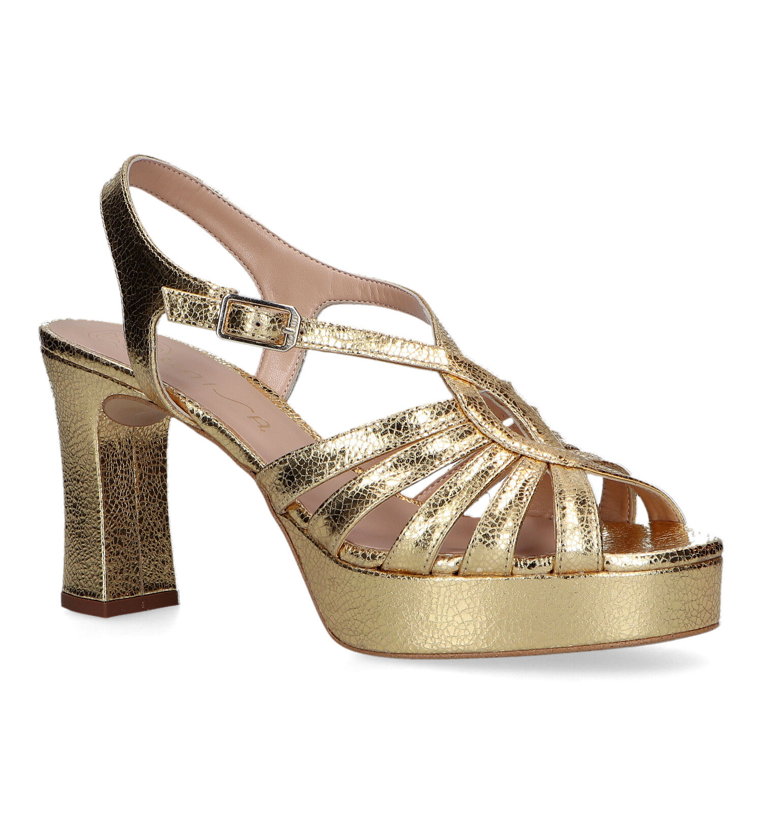 Unisa Orvin Gouden Sandalen Dames Sandalen Online op TORFS.BE