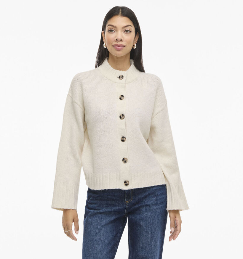 Vila Bibbi Lichtbeige Cardigan voor dames (368121)