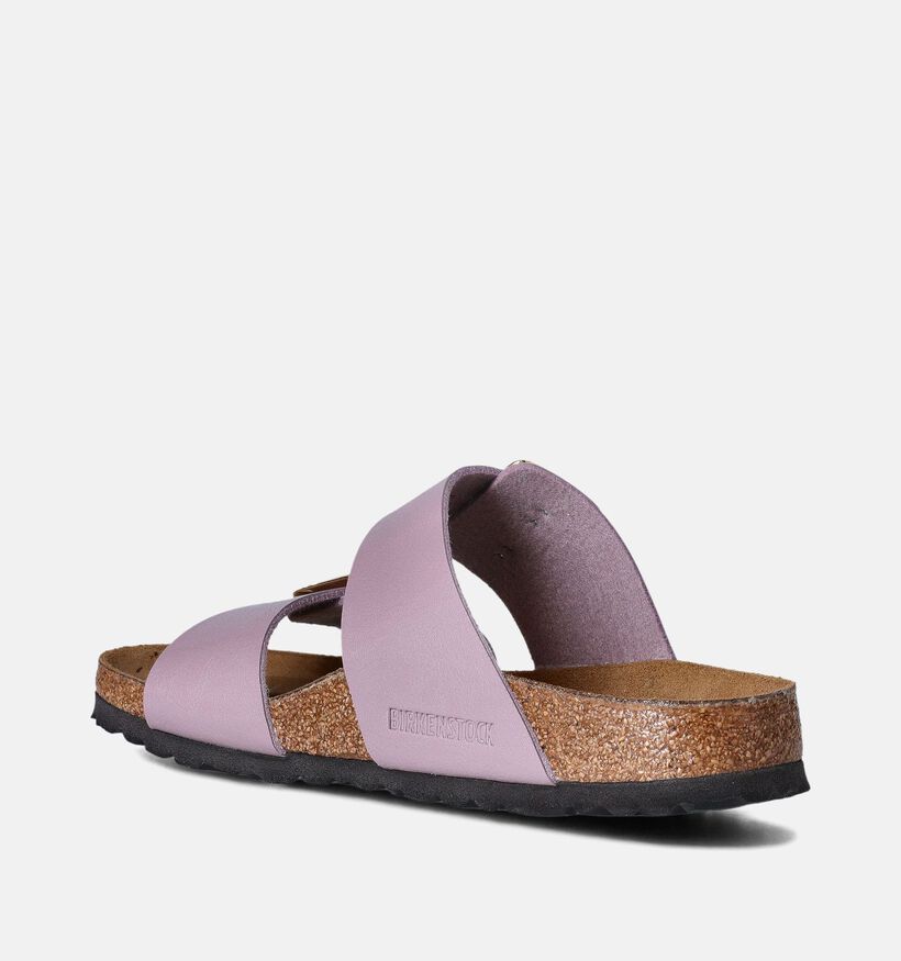 Birkenstock Sydney Cushion Buckle Paarse Slippers voor dames (357604)