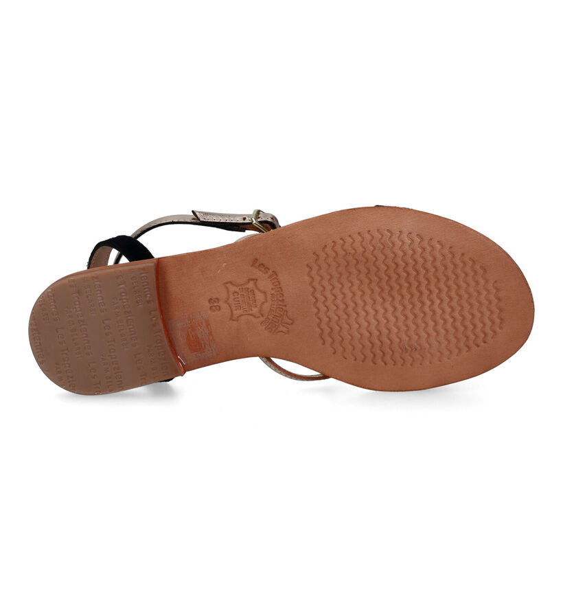 Les Tropeziennes Hironbuc Zwarte Sandalen in nubuck (308559)