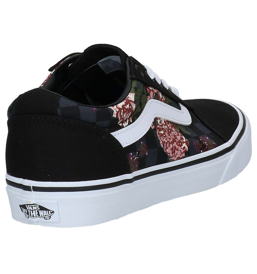 Vans Ward Baskets de skate en Rose pour femmes (327993)