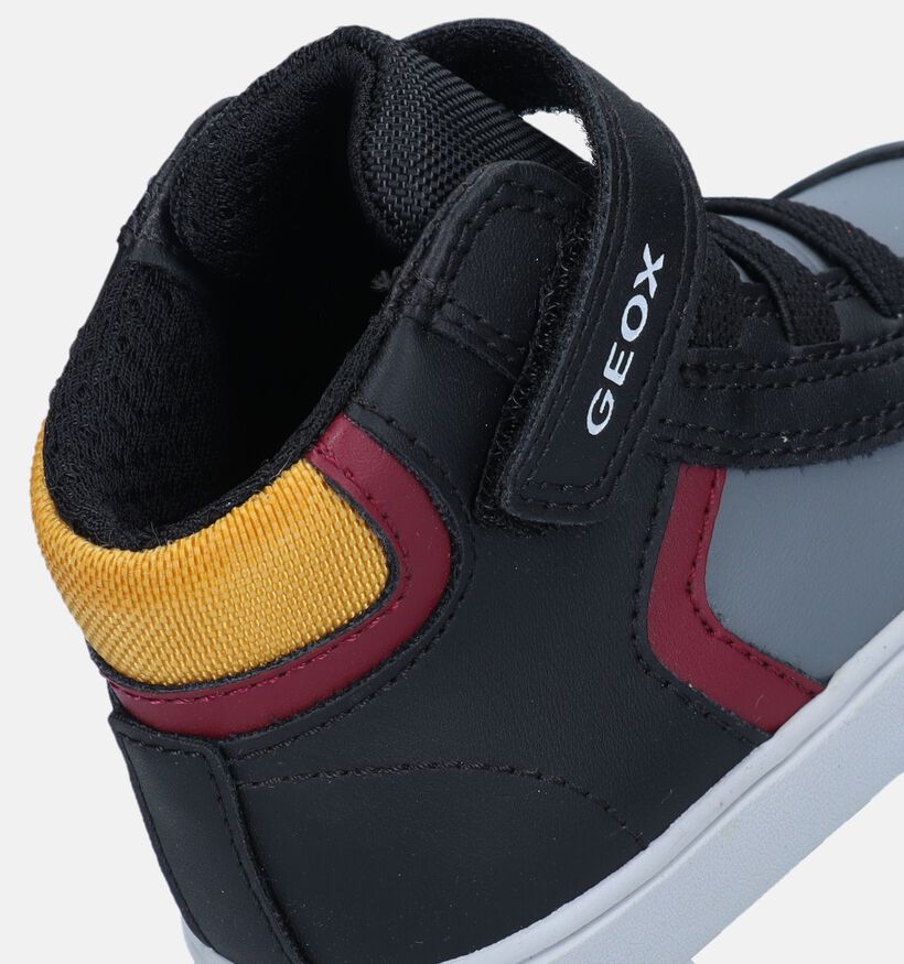 Geox Gisli Zwarte Hoge schoenen voor jongens (345937) - geschikt voor steunzolen