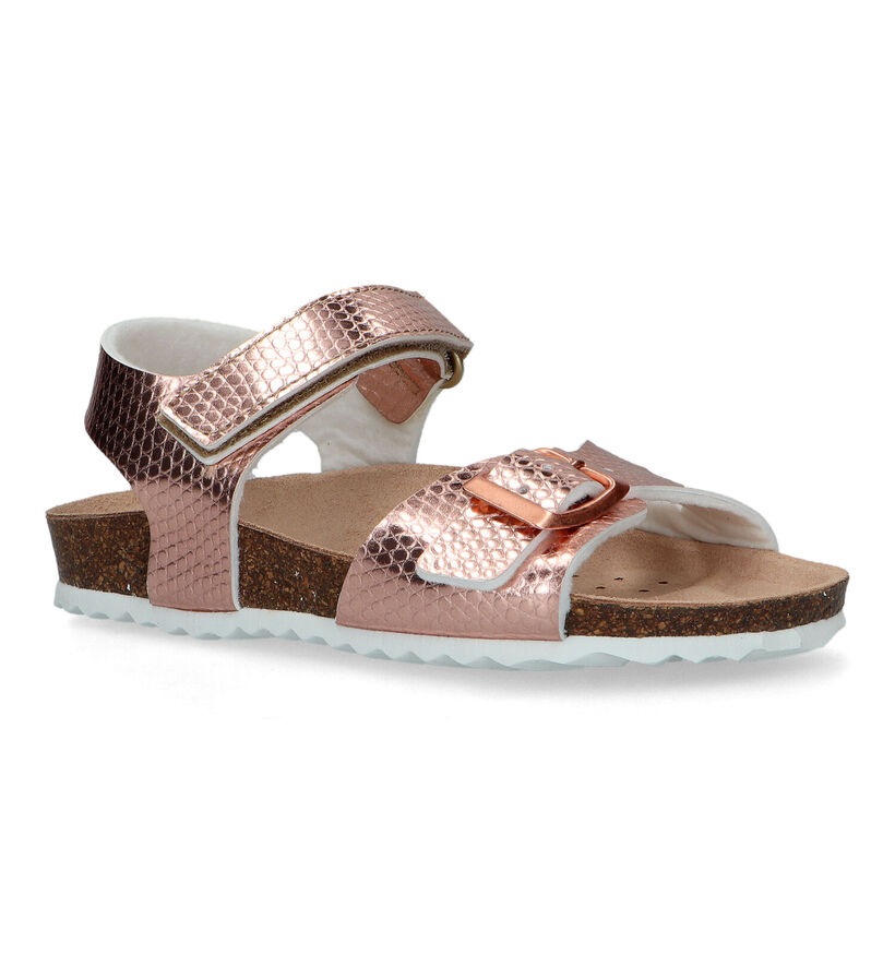 Geox Adriel Sandales en Or en simili cuir (326598)