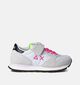 Sun68 Ally Solid Witte Sneakers voor meisjes (362455) - geschikt voor steunzolen