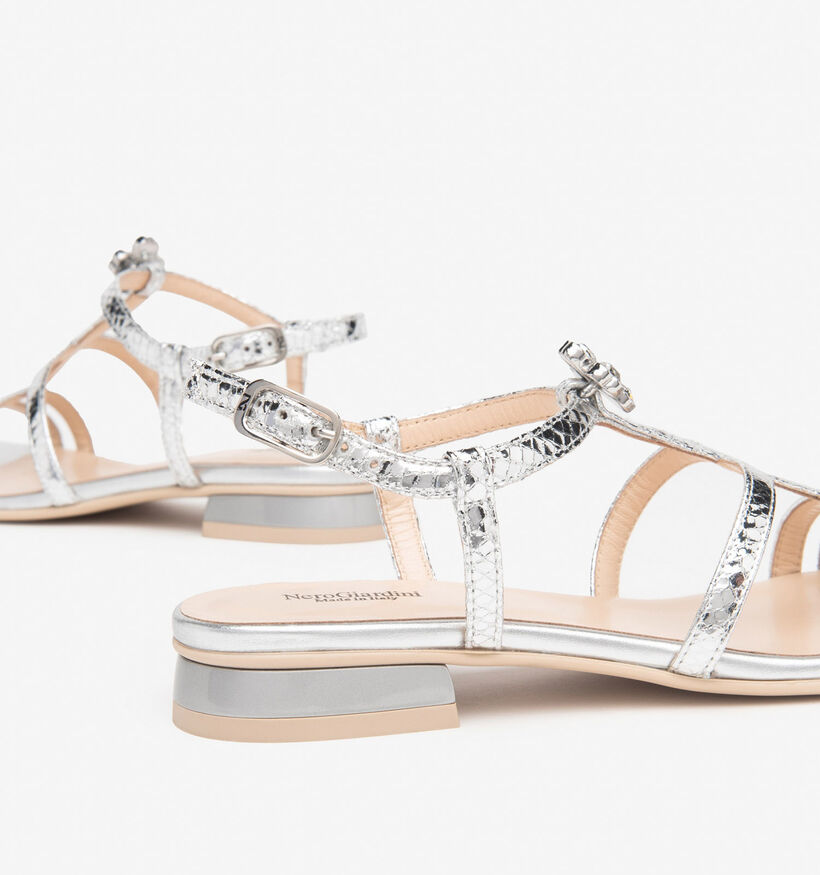 NeroGiardini Zilveren Sandalen voor dames (355980)