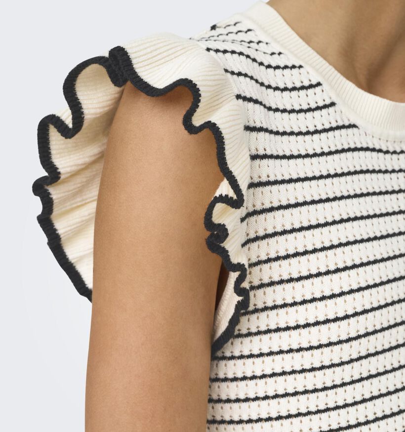 JDY Carice Pull en Blanc pour femmes (370059)