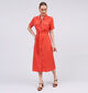 Vila Listi Robe chemise en Rouge pour femmes (353049)