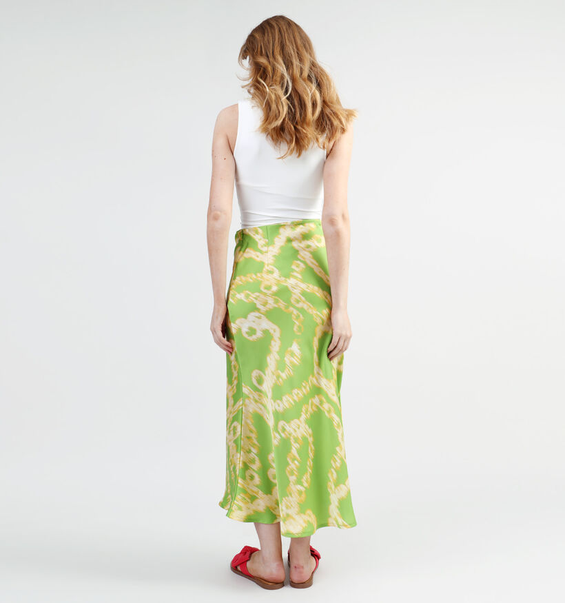 Vila Kooki Groene Midi rok voor dames (331832)