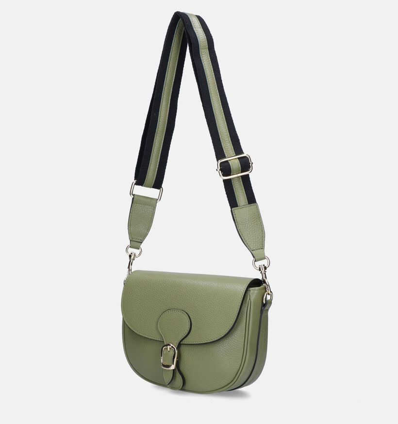 Via Limone Kaki Crossbody Tas voor dames (336312)