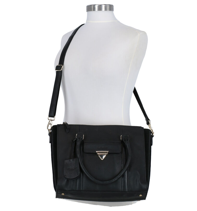 Burkely Secret Sage Zwarte Handtas in leer (273953)