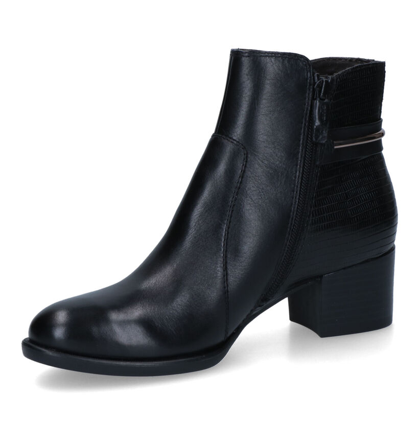 Tamaris Touch It Bottillons en Noir en cuir (315442)