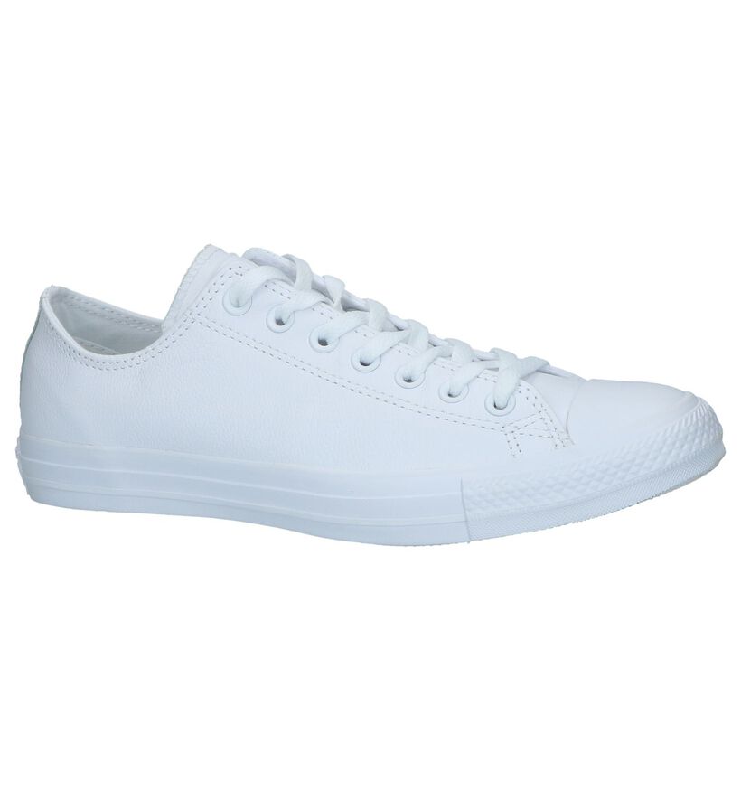 Witte Lage Sneakers Converse Chuck Taylor AS in leer (238398)