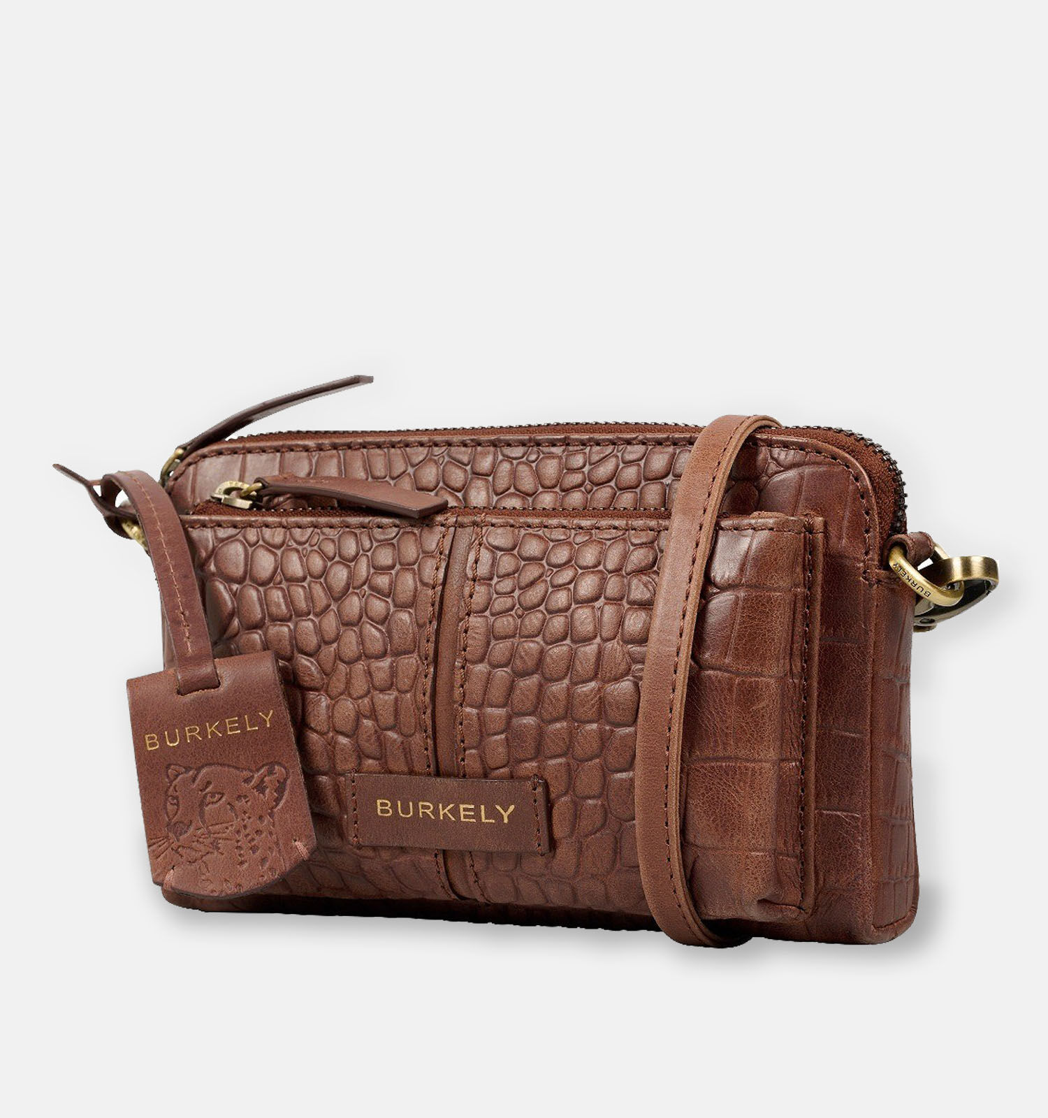 Burkely Bruine Crossbody Tas Dames Crossbody tassen Online op TORFS.BE