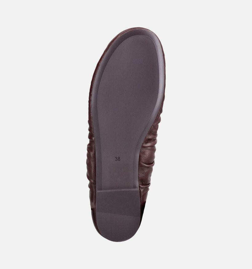Laurent David Chaussures plates en Bordeaux pour femmes (378661)