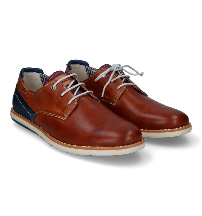 Pikolinos Jucar Chaussures à lacets en Cognac en cuir (308028)