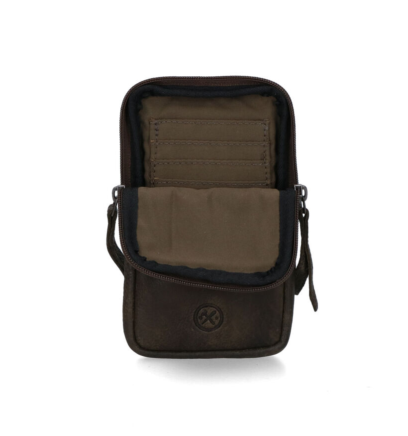 Hide & Stitches Okergeel Telefoontasje voor dames (333149)