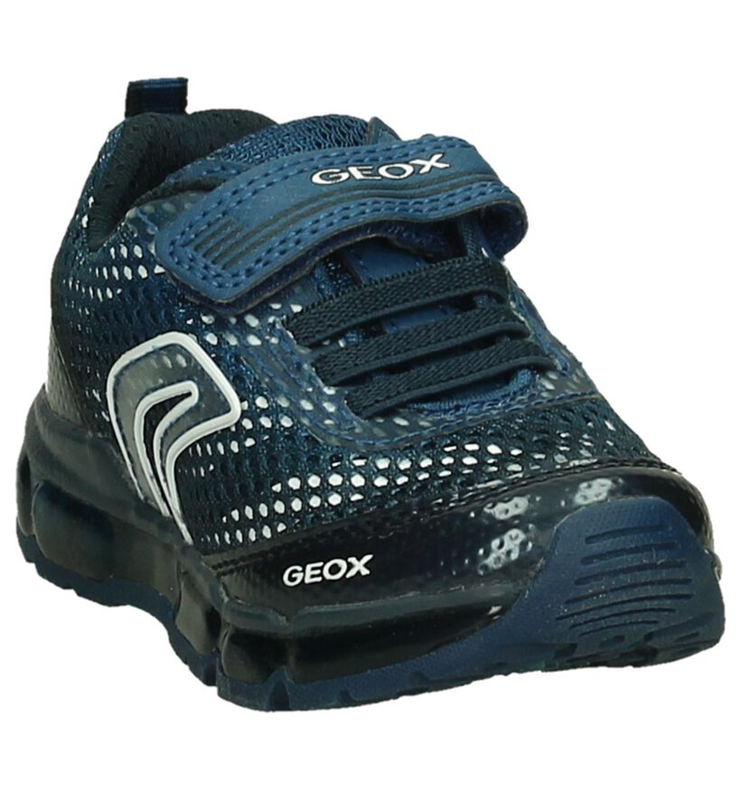 Geox Blauwe Sneakers met Lichtjes, , pdp