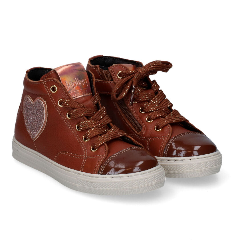 Kipling Khloe Bottines en Cognac pour filles (316155)