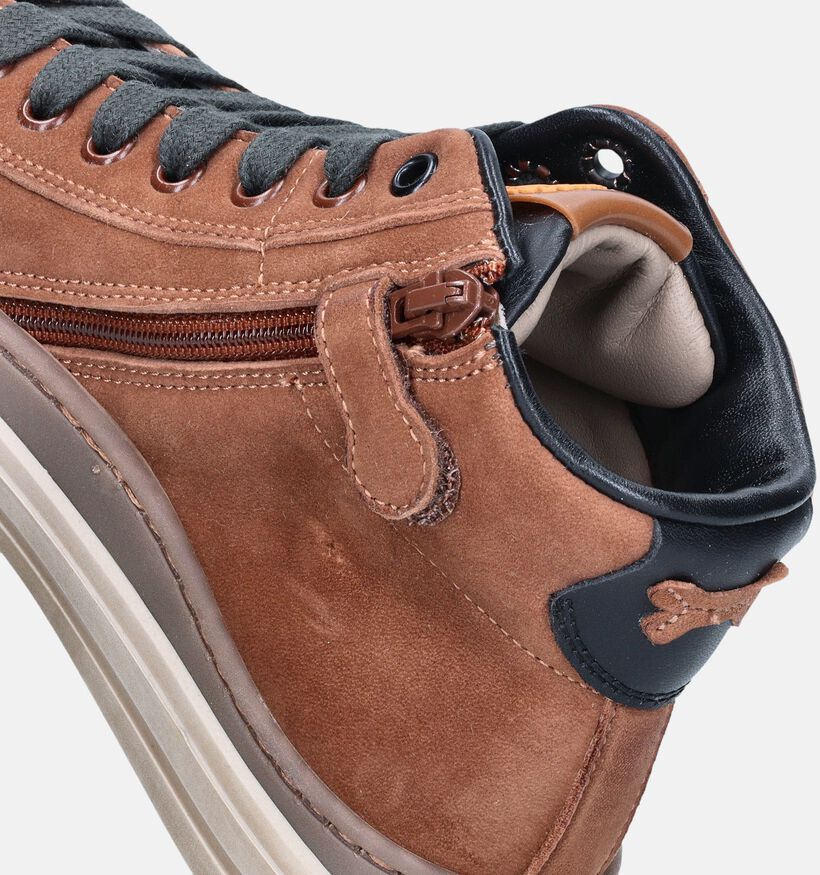 STONES and BONES Ledot Cognac Bottines voor jongens (345965) - geschikt voor steunzolen