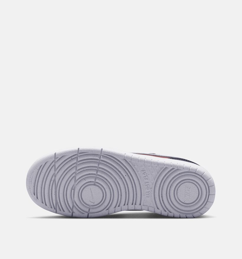 Nike Court Borough Baskets en Rouge/Bleu pour filles, garçons (359835) - pour semelles orthopédiques