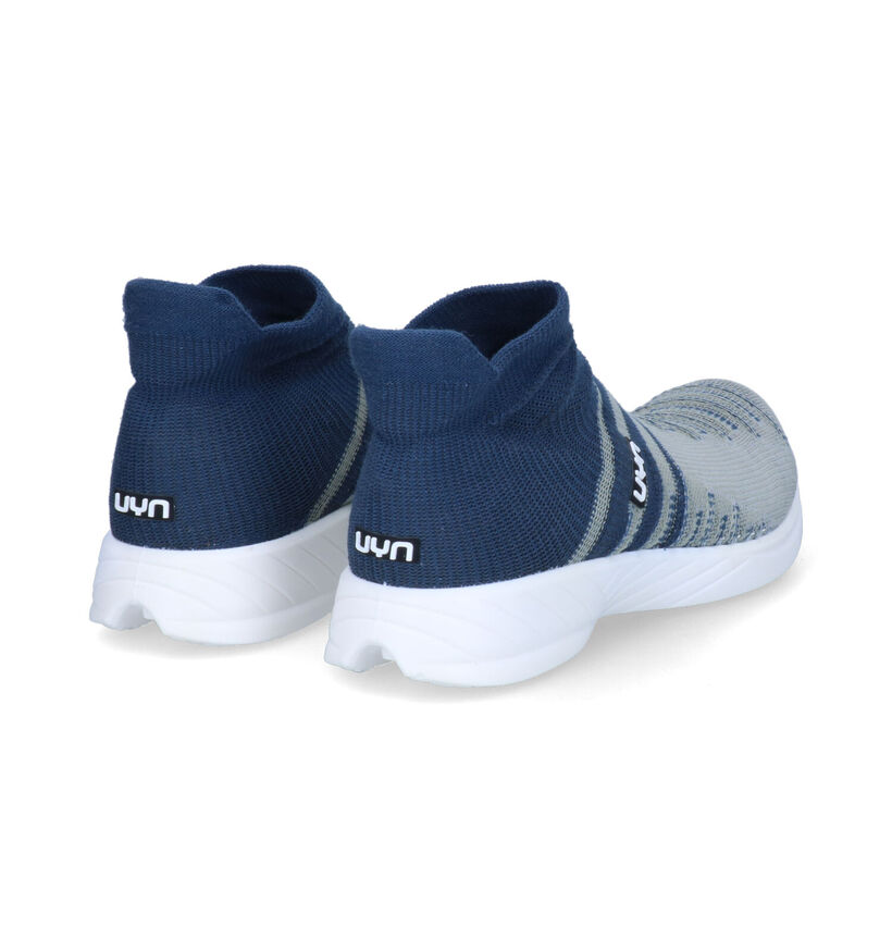 UYN X-Cross Blauwe Sneakers in stof (303125)