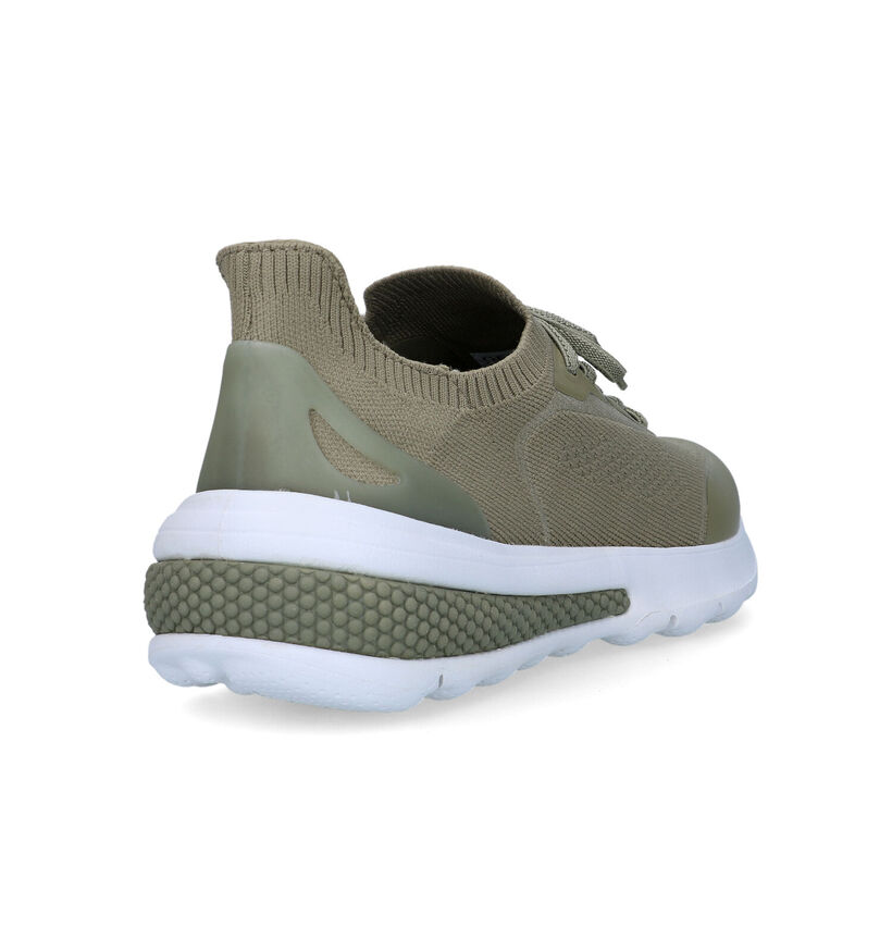 Geox Spherica Actif Groene Sneakers voor dames (326679) - geschikt voor steunzolen