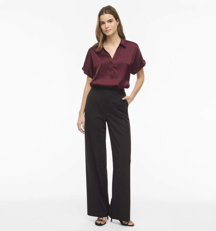 Vila Vienna Ravenna Bordeaux Blouse voor dames (378439)