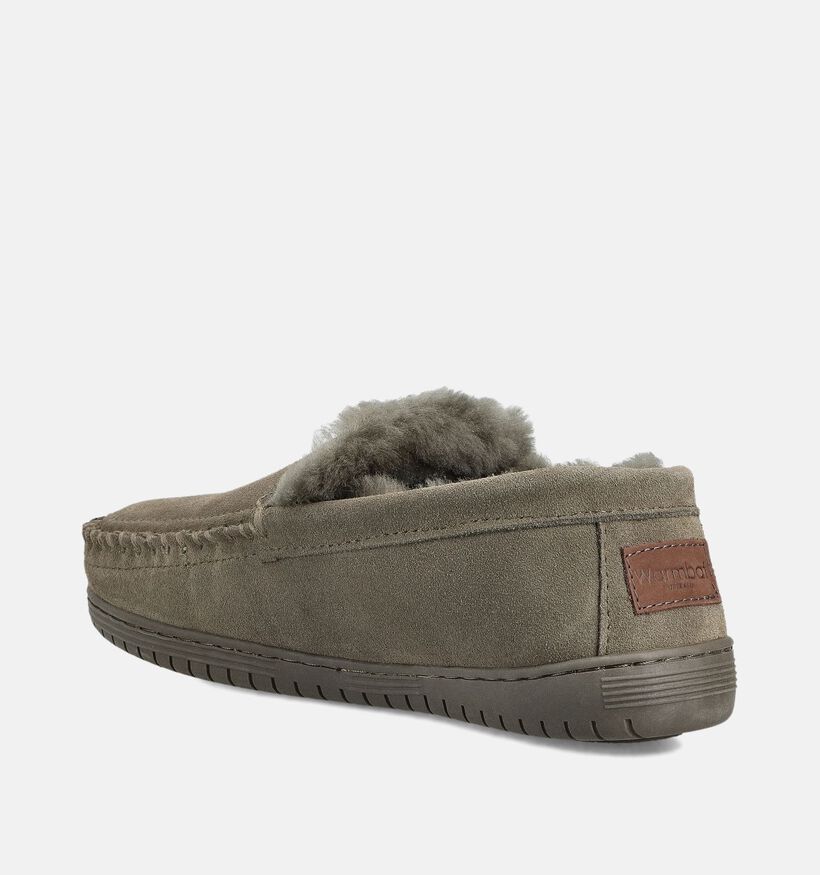 Warmbat Grizzly Kaki Gesloten Pantoffels voor heren (363339)