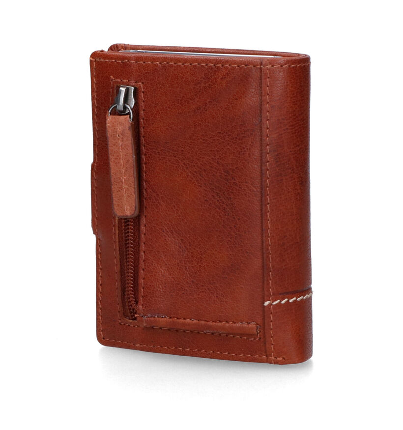 Maverick Porte-carte en Cognac pour hommes (341275)