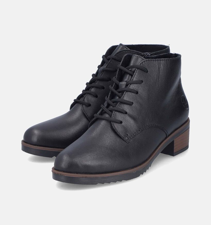 Rieker Bottines à lacets en Noir pour femmes (347423)