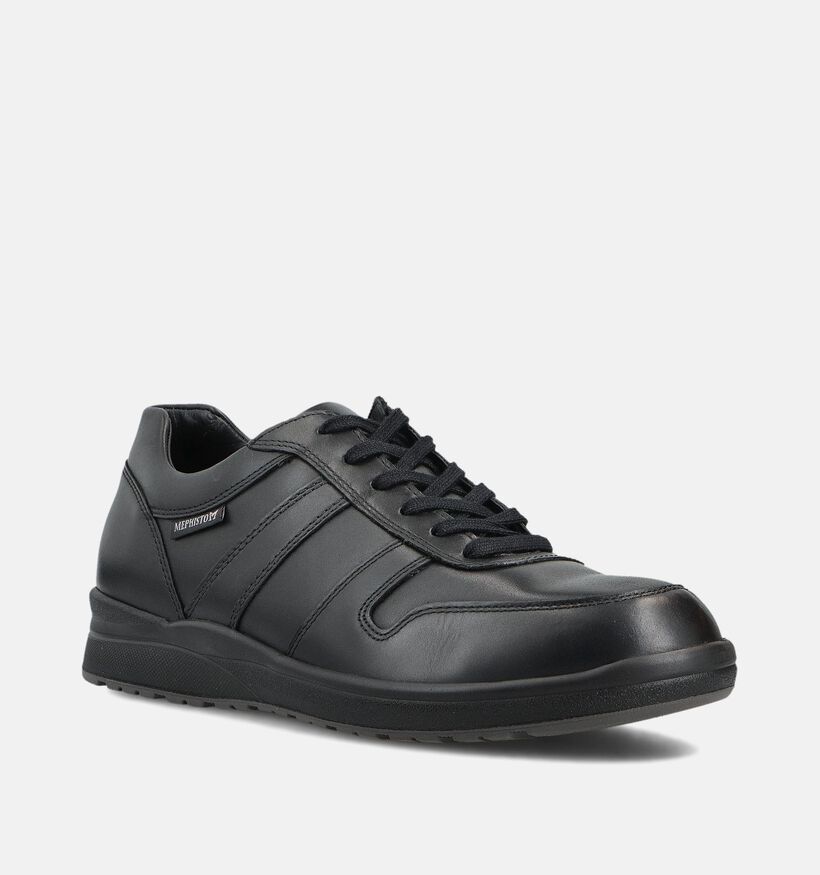 Mephisto Vito Randy Chaussures plates en Noir pour hommes (362723) - pour semelles orthopédiques