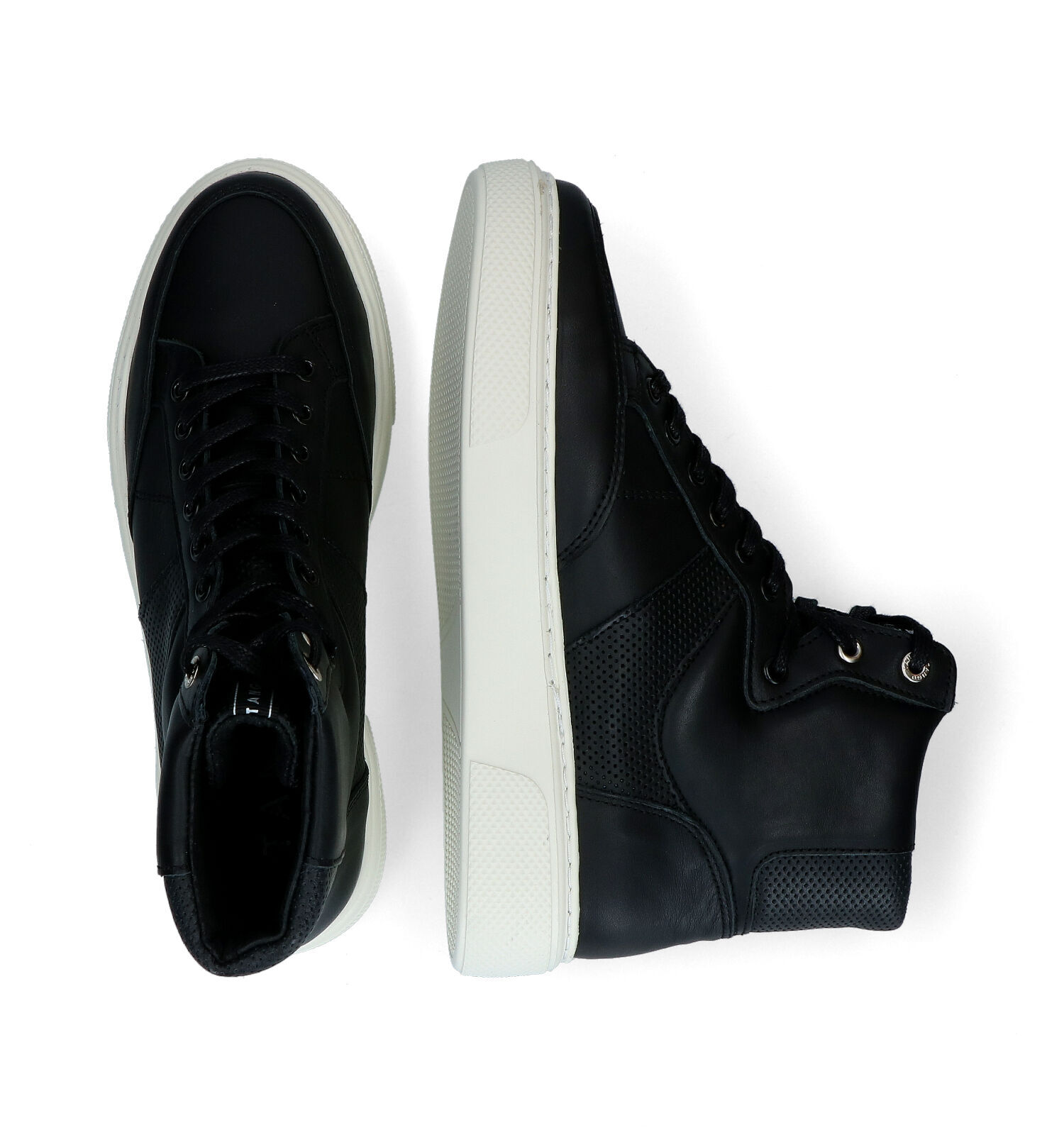 Zwarte hoge hotsell dames sneakers