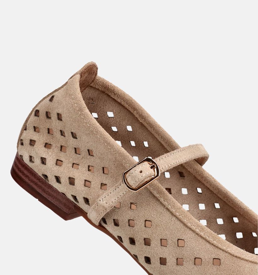 Tango Duna Beige Ballerina's voor dames (375541)