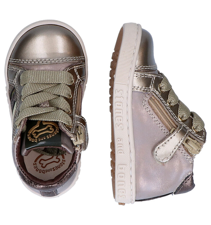 STONES and BONES Spat Chaussures pour bébé en Bronze pour filles (295044) - pour semelles orthopédiques