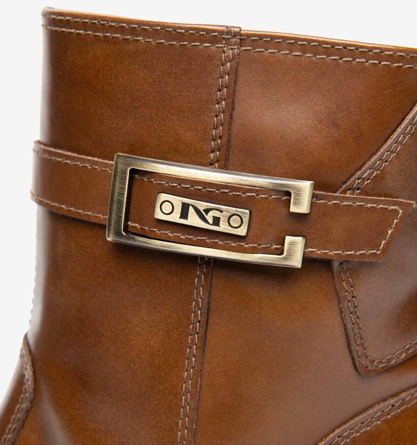 NeroGiardini Cognac Korte Laarzen voor dames (363913)
