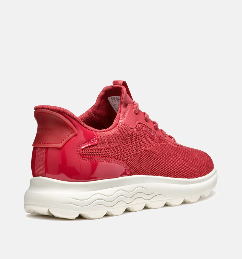 Geox Spherica Baskets en Rouge pour femmes (353782) - pour semelles orthopédiques