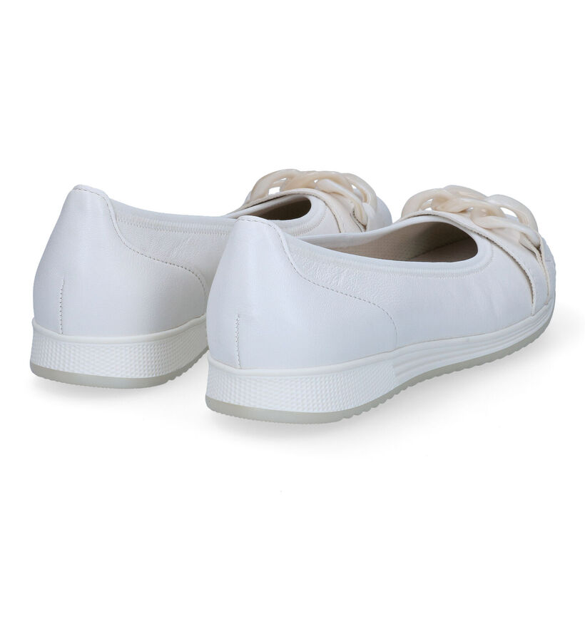 Gabor Ballerines en Blanc en cuir (308421)