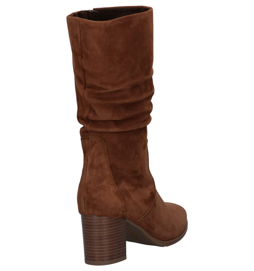 Comfort Bottes courtes en Cognac en nubuck (282344)