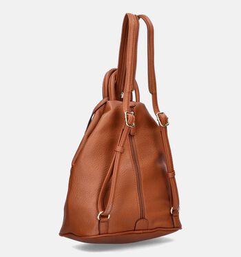 Laurent David Rugzakken Zwart/Cognac