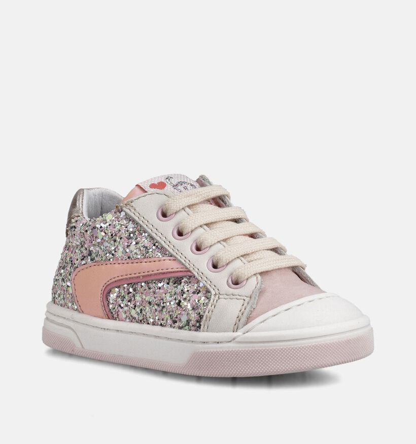 FR by Romagnoli Baskets pour b&eacute;b&eacute; en Rose pour filles (372135) - pour semelles orthop&eacute;diques