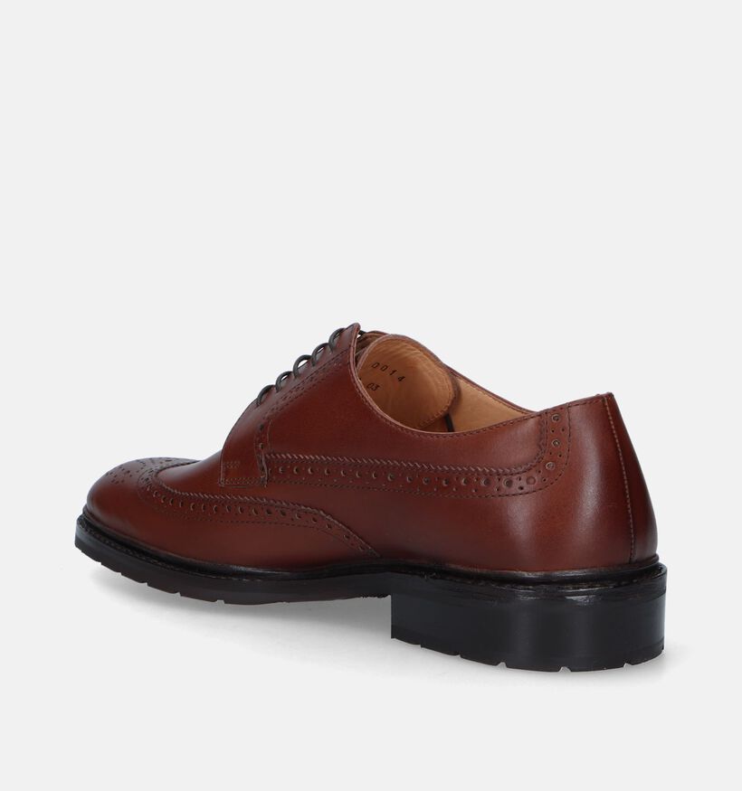 Ambiorix Grayson Cognac Geklede Veterschoenen voor heren (327702)